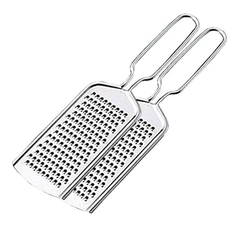 TreegoArt Multipurpose Grater Stainless Steel Cheese Grater And Lemon Zester For Home And Kiitchen - Pack Of 2
