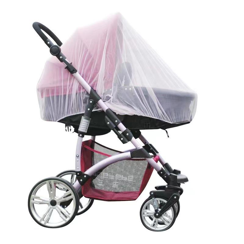 Full Cover Mosquito Net For Baby Stroller, Breathable Mesh Drawstring Mosquito Net For Baby Cradle Crib, Stroller, Cradle