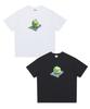 EDENIK Green Apple Short Sleeve T-Shirt_Ezs3Ts01Wt,Ezs3Ts02Bk (White, Black)