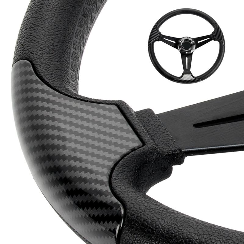 Prémiový PU materiál Volant 14 palců 345 mm Kompatibilita Lehký design