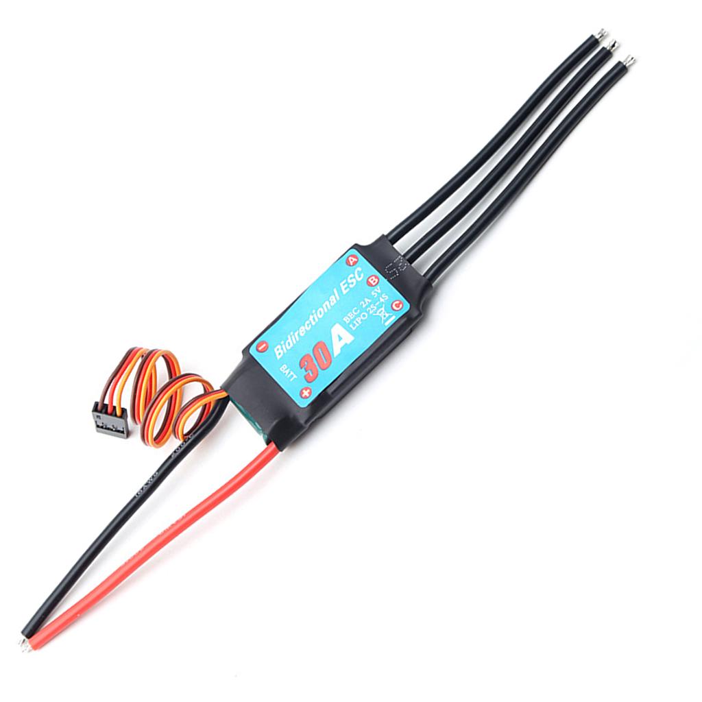30A Brushless ESC Bidirectional Electronic Speed Controller for RC Car Boat Remote Control Ship