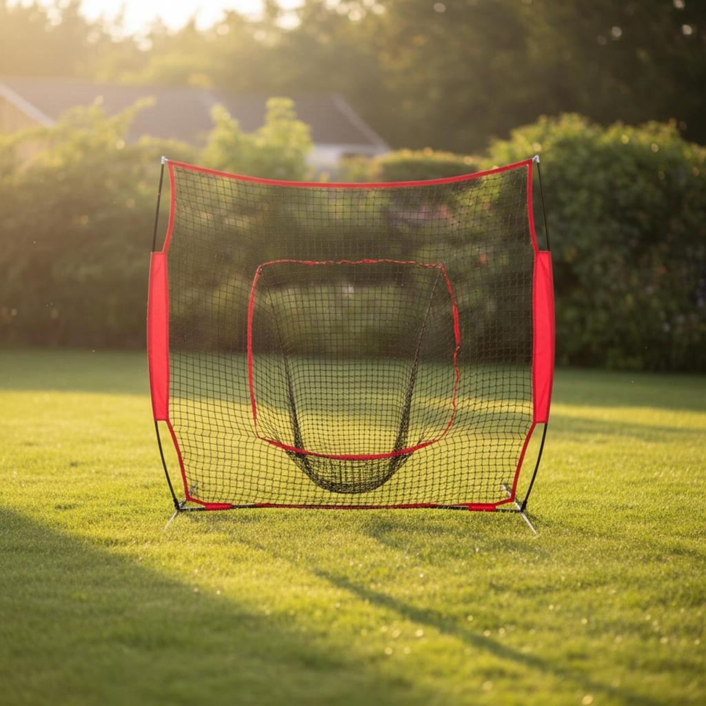Baseball Batting Net with Target Portable for Backyard, Coaches