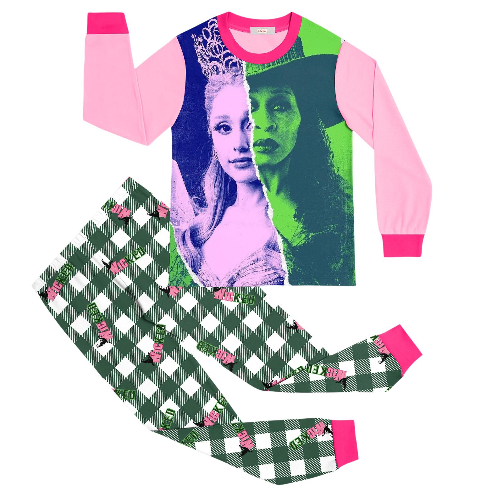 

Children s Fashion Suit Skirt Round Neck Long Sleeve Top Pants 160 зелений