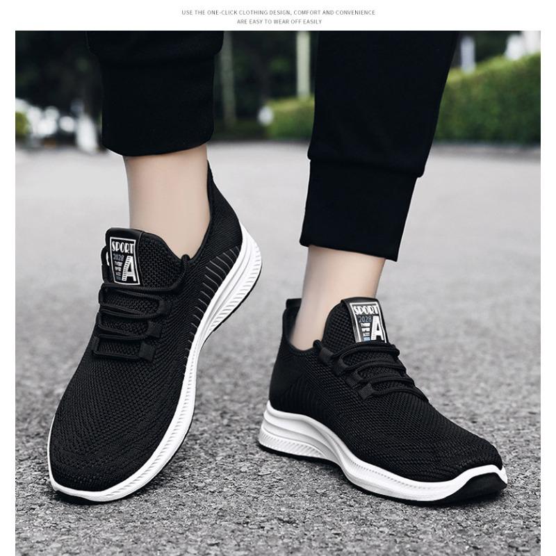 New Men's Shoes Korean Style Trendy Soft-soled Casual Shoes Breathable Sports Shoes