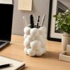 Cloud-shaped Pencil Holder 3D Printed Makeup Brush Storage Desktop Organizer  Office Desktop