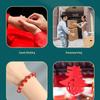 Festive Red Summer Wedding Slippers: Non-Slip Indoor Sandals for Couples