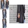 Casual Cotton Knit Cardigan Womens Open Front Loose Fit Long Sleeve Top For Versatile Wardrobe Essentials