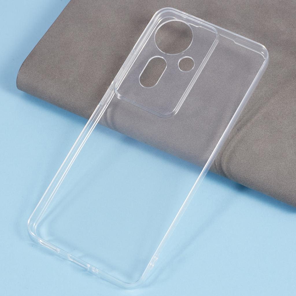 For Oppo Reno11 F 5G Clear Case Glossy Watermark-Free Soft TPU Phone Cover