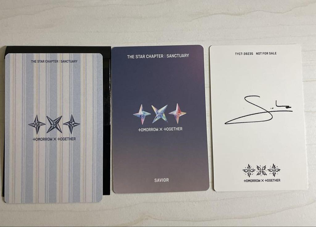 [USED] TXT PHOTO HOLDER KEYRING Photo Card Holder Soobin