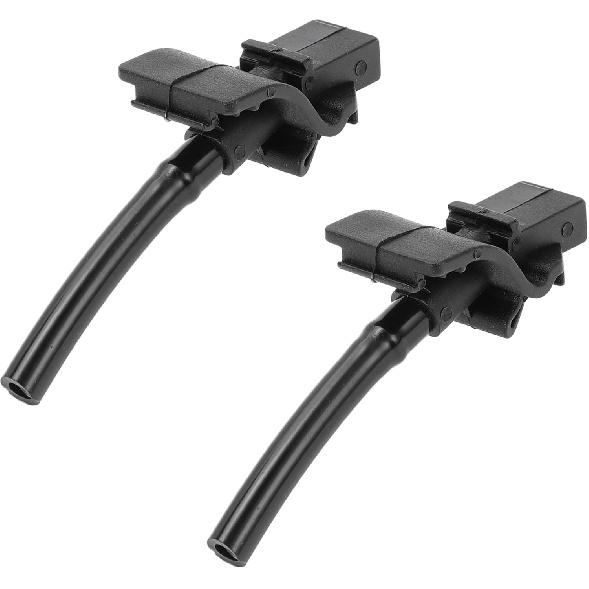 2 Pcs Windshield Washer Nozzle Compatible for Ford for Ranger 2014-2023, ABS Black Front Windshield Spray Nozzles Wiper Spray Washer Jet