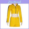 The Bride Yellow Cosplay Costume For Women Killer Bill Cosplay Suit For Halloween