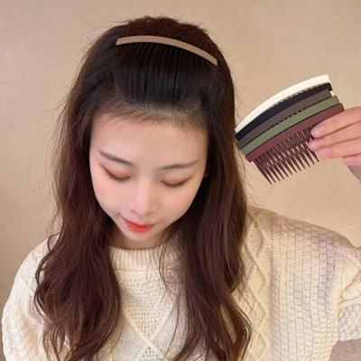 Mno einteiliger Pony-Kamm Haarnadel Kamm Haarkamm Hochsteckkamm Kammzinken Frauen matter Kamm Haarnadel