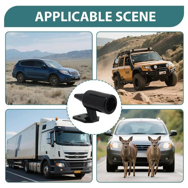 4Pcs Anti Collision Siren Deer Repeller Wildlife Repel Warn Device for Vehicle Field Drive Animal Warn Whistles Alert Equipment