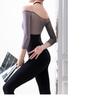 Women's Colorblock Seven-Sleeve Ballet Leotard: Fashionable Drop Shoulder Dancewear