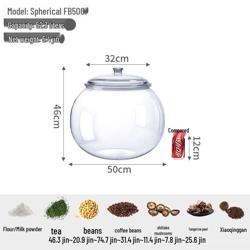 Food-Grade PC Sealed Rice Storage Container