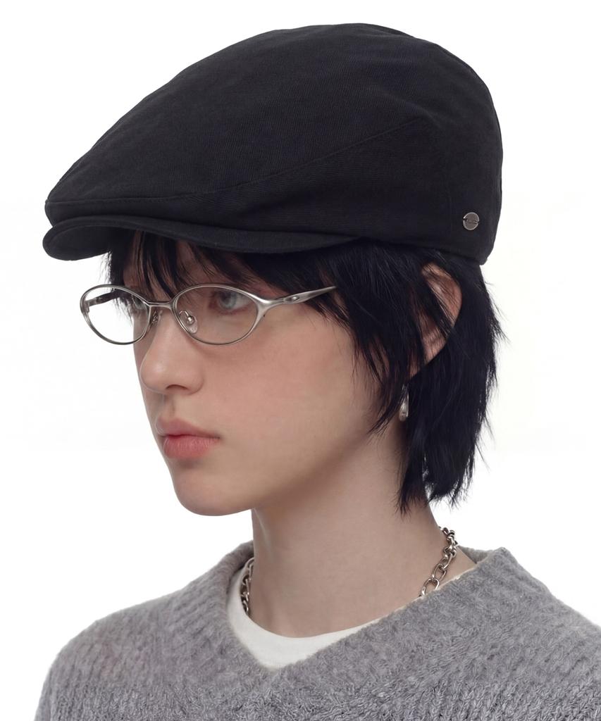Eondeokeonteulol Four Seasons Vintage Cotton Classic Hunting Cap Unisex Cap Uc / Hunting / Faded Black