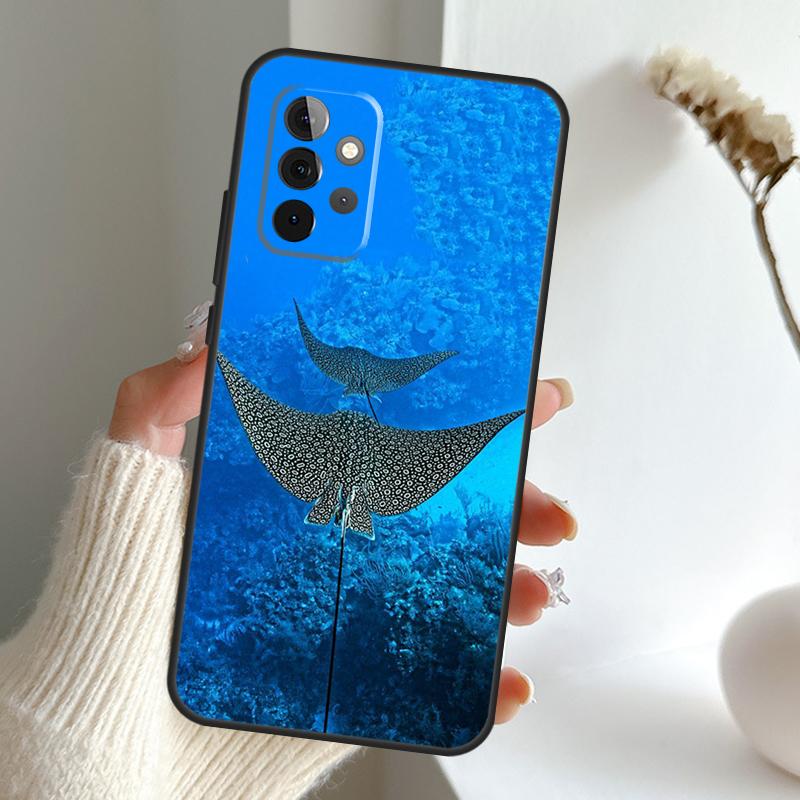 

Animal Manta Ray For Samsung Galaxy A51 A71 A12 A22 A32 A52 A72 A13 A23 A33 A54 A53 A34 A73 A21S A52S Phone Case Samsung A52S 5G