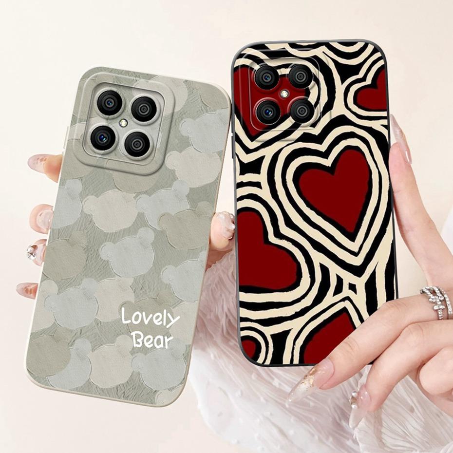 Lens Protective Case For Honor X8 TFY-LX1 TFY-LX2 TFY-LX3 Fashion Painted Soft Silicone Cover For HonorX8 X 8 4G Phone Cases