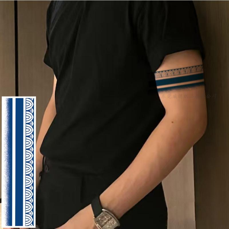 Juice Arm Ring Tattoo Sticker, Semi-Permanent Herbal Tattoo Sticker, Sweat-Proof Semi-Permanent Tattoo