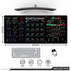 Stock Market Chart Mousepad Pc Gamer Mouse Pad Gaming Mousepads XXXL Large Rubber Desk Mat Keyboard Pads Speed Mouse Mat 50x120
