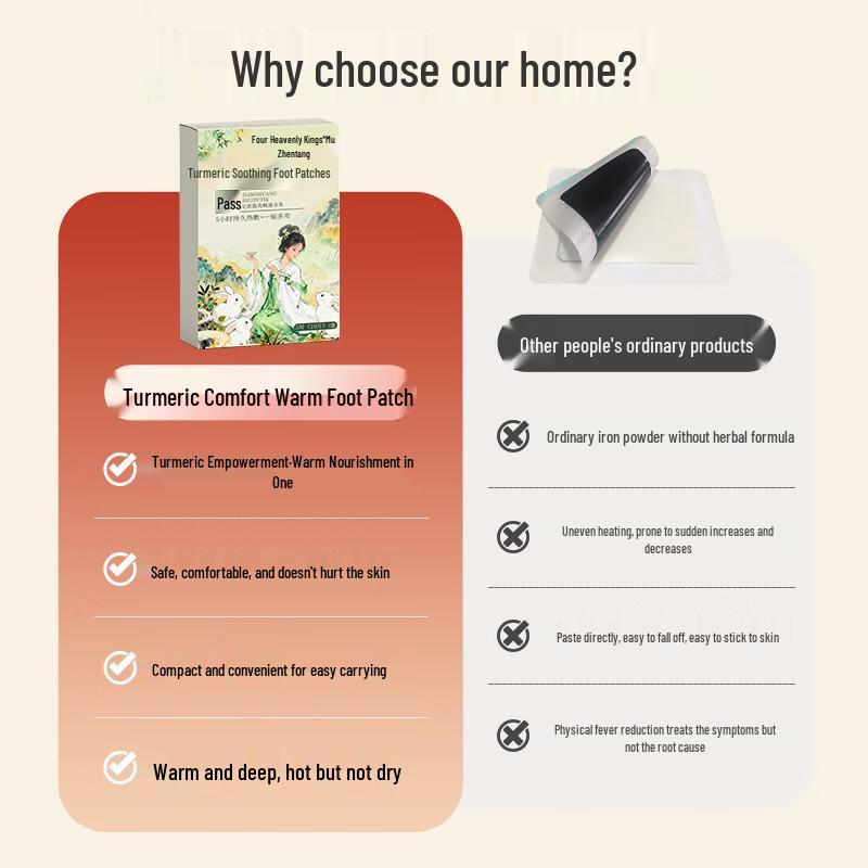 Traditional Herbal Warming Foot Patches