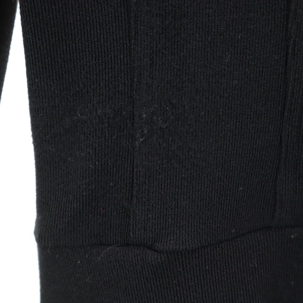 FOXEY NEW YORK made in Japan knit Zip hoodie 38 black Women Used