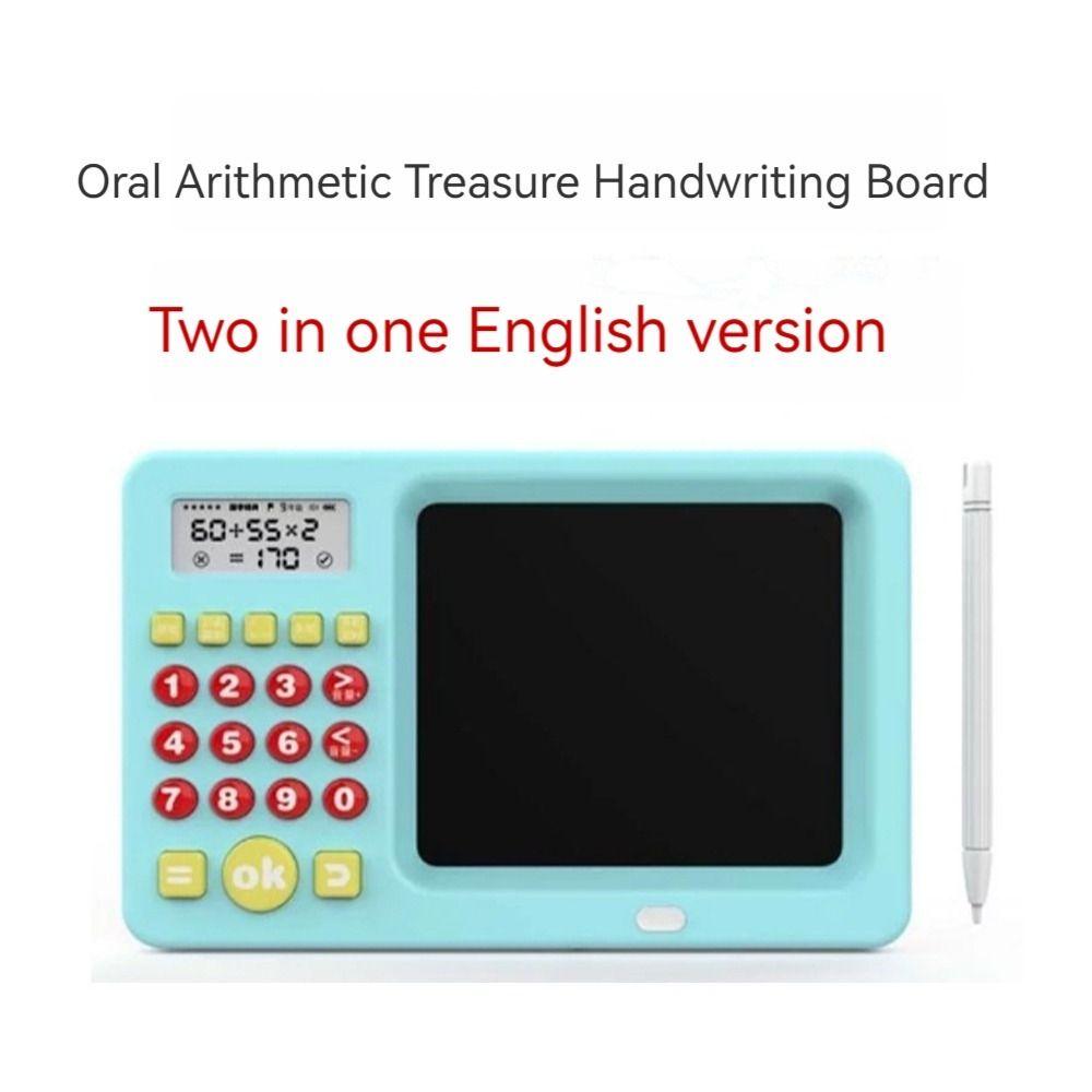 2 in 1 Maths Teaching Calculator LCD Screen Children's Drawing Board Girls/Boys