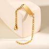 Free Engraving Name Date Bracelet for Baby,NK Chain Hollow Angel Stainless Steel Bracelets,Fashion Waterproof Jewelry Gift