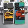 JDM Sportwagen Minimalistisches Design Weiche Handyhülle für Samsung A17 A16 A15 A14 A13 A57 A56 A55 A54 A53 A37 A36 A35 A34 A33 A26 A2