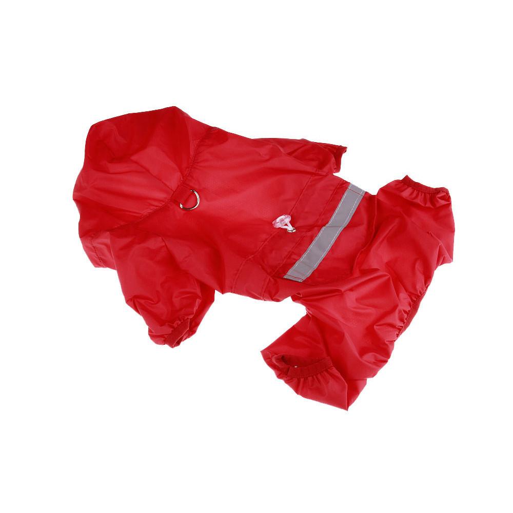 Pet Clothing Raincoat Double-layered Dog Raincoat Wholesale Factory Direct Sales XS красный
