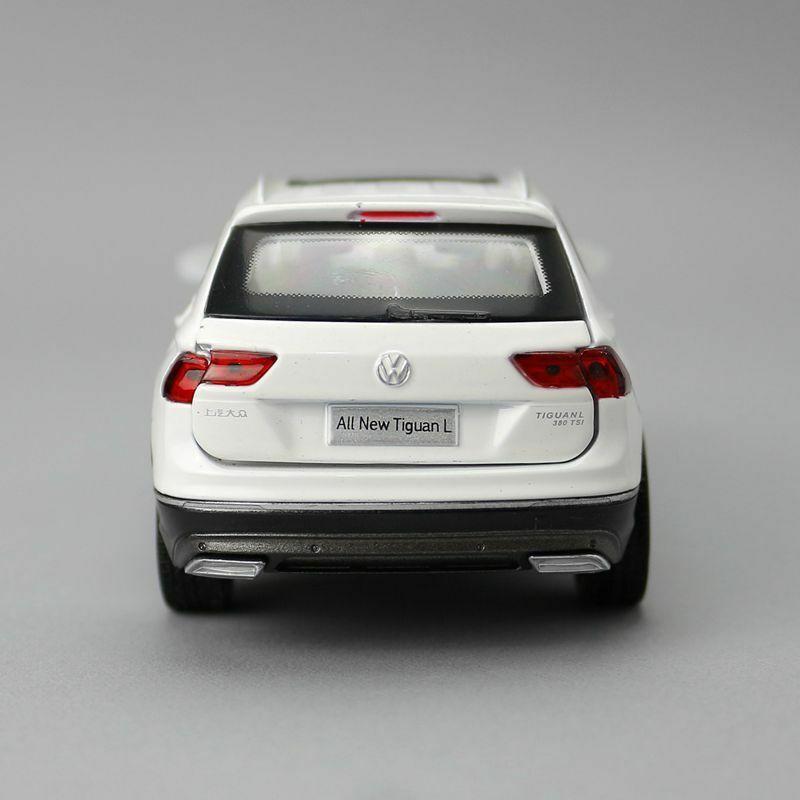 1/32 Scale Tiguan L Diecast Alloy Model Car, Μοντέλο Παιχνίδι Αυτοκινήτου με Ήχο και Φως, Παιχνίδι Παιδικού Αυτοκινήτου Pull Back, Εκθέσεις συλλογής δώρων διακοπών