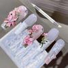 2/3Pcs 3D Hawaii Hibiscus Flowers Nail Art Mold Floral Petal Ballet Bows Design Resin Mold Nail Carving Template Diy Accessories