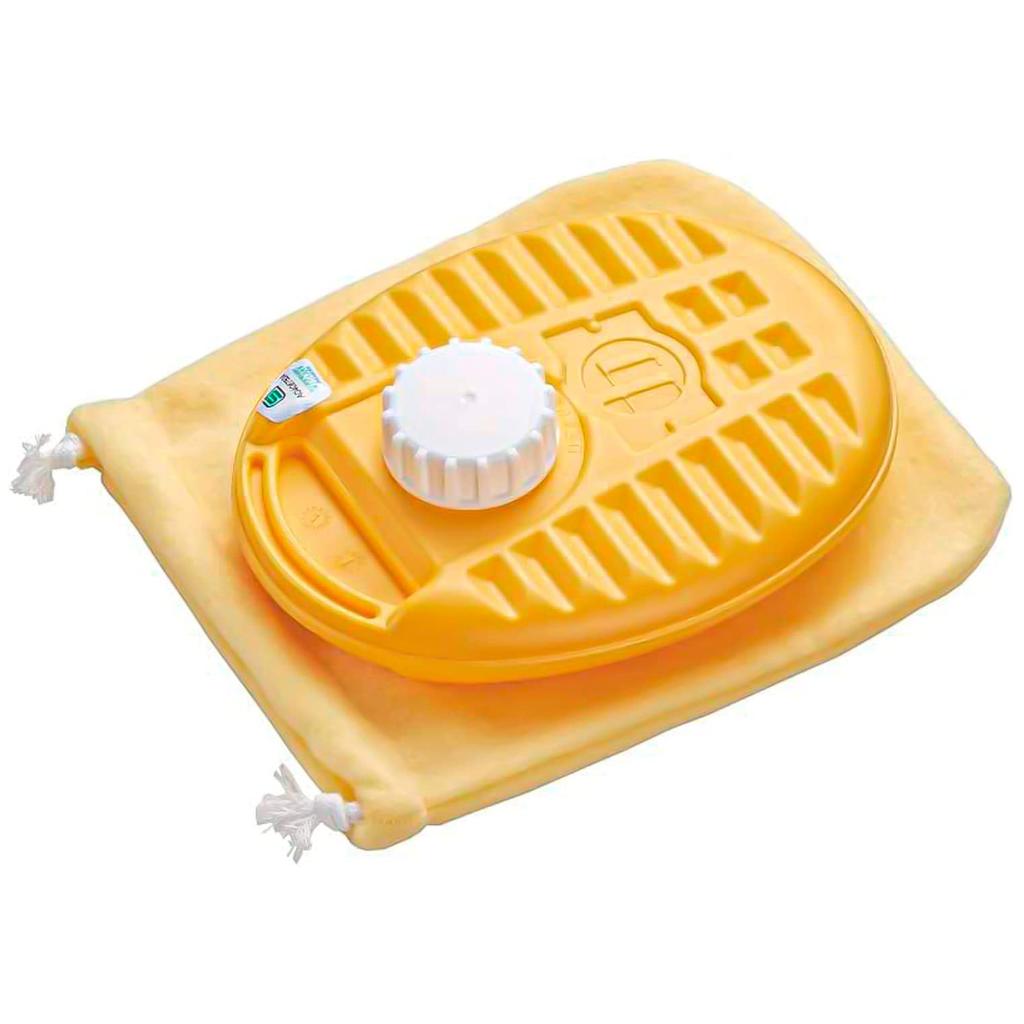 Maruka Poly Hot Water Bottle 600ml Yellow NP-YE