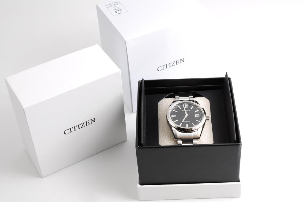 Citizen Mechanical NB1050-59E Black Automatic Sapphire Glass Men Watch JAPAN NEW