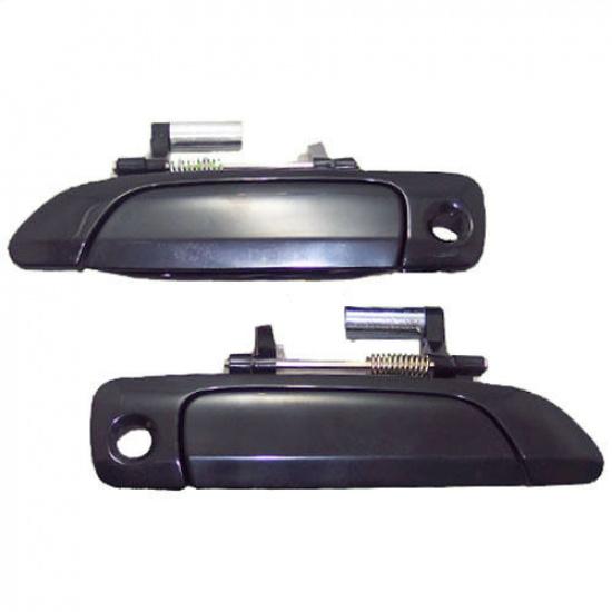 New Front Driver & Passenger Side Exterior Door Handle Set For 01-05 Honda Civic
