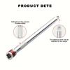 9Pcs Ball Head Socket Set with Extension Rod, Corrosion-Resistant Steel Socket Wrench Kit, Bi-Directional Rotation Tool