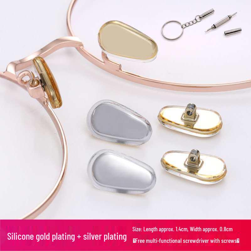 Eyeglass Repair Kit: Screwdriver Set, Nail Cutter, Nose Pads, Frameless Accessories