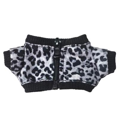 Jacke mit Leopardenmuster, Outfit für 10cm Plüschtier, schwarz. Perfekt für Maskottchen, Idole, K-Pop-Puppen und andere Fan-Aktivitäten. [Gebraucht]