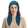 Breathable Pre-Tied Turban Stretch Fabric Bonnet Hat Trendy Head Wrap  Women