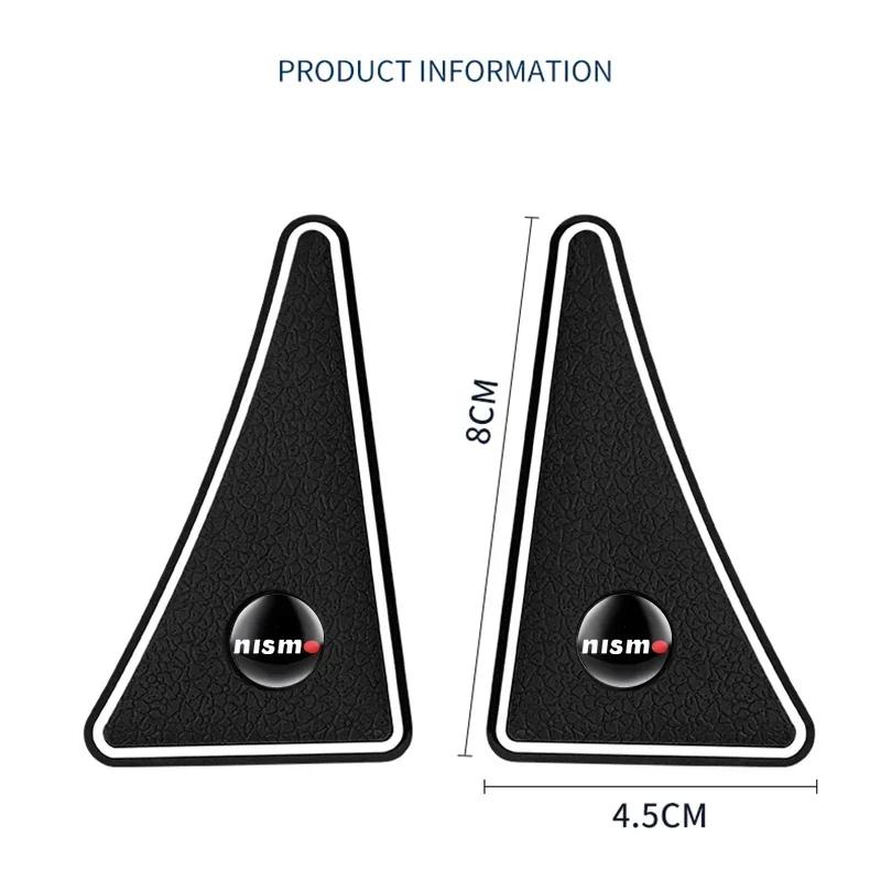 2pcs Car Door Protector Anti-collision Strip Sticker Corner Cover Accessories For Nissan Nismo Tiida Teana GTR Juke Versa Almera