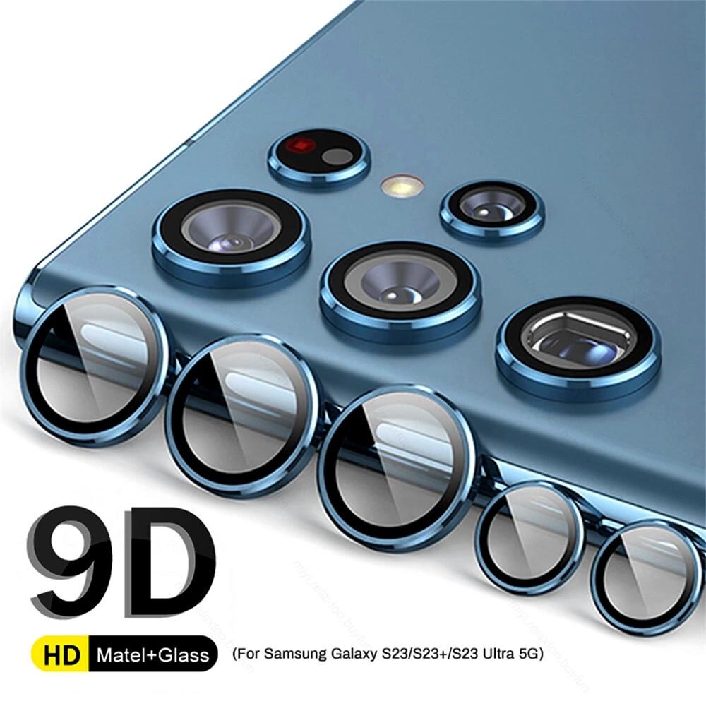 For Galaxy S23 S24 S25 S26 Ultra Plus Tempered Glass Metal Camera Lens Protector Easy Install Camera Lens Protector Glass 4