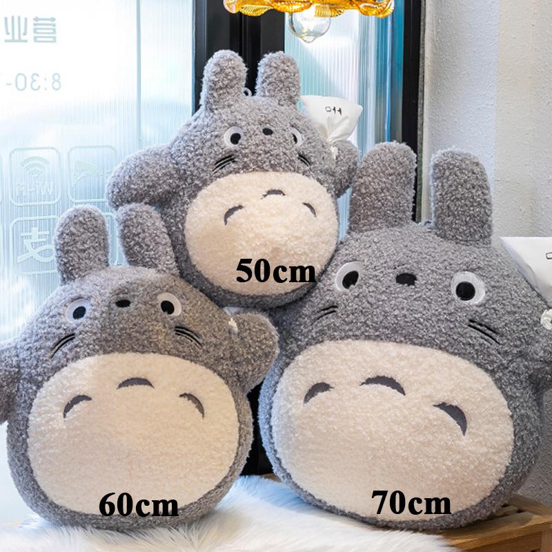 50-70cm My Neighbor Totoro Plush Toy Stuffed Doll Cartoon Cute Anime Star Hug Pillow Gift for Kids Birthday Room Decoration