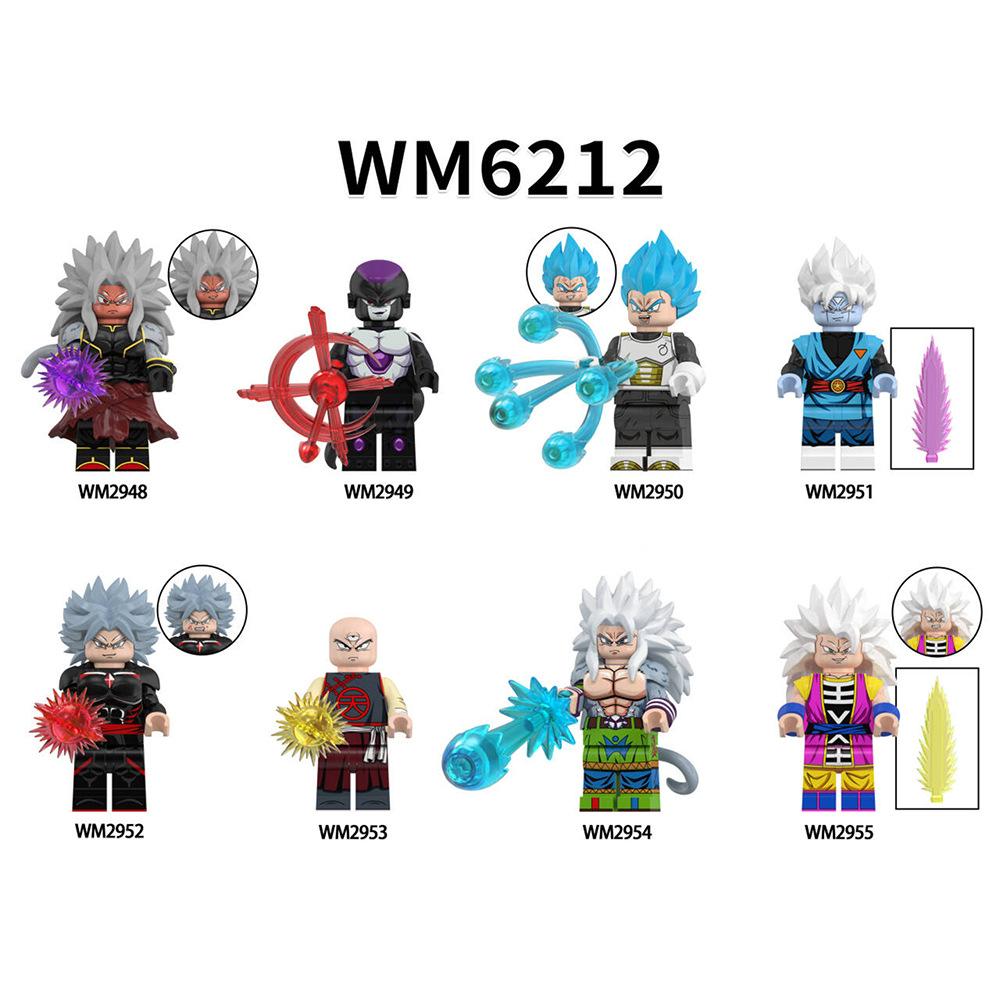 WM6212 Anime-Serie Minifiguren-Beutel Bausteine Spielzeug für Kinder WM2948-2955 Mini-Figur Sammlerstück