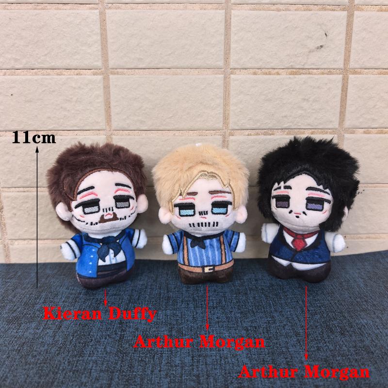 11cm Anime-Spielcharakter Red Dead Redemption 2 Plüschtiere Arthur Morgan / Javier Escuella / Kieran Duffy Cartoon-Plüschtierpuppe