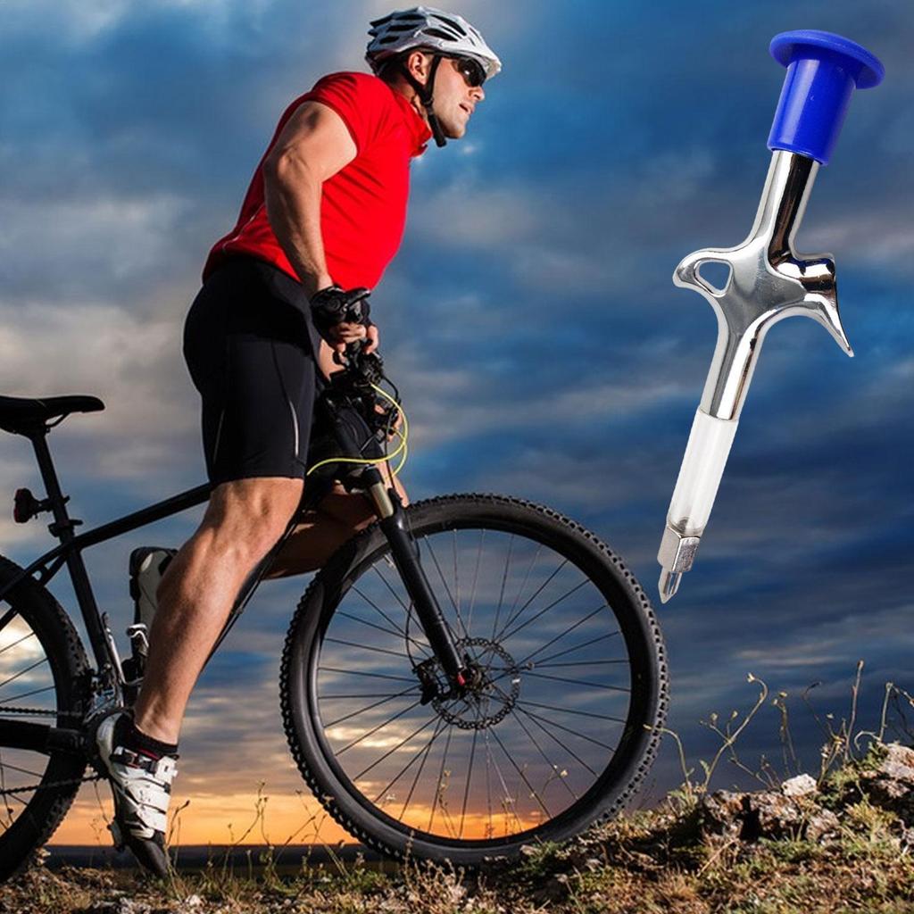 1PCS Bicycle Aluminum Grease Gun Aluminum Alloy MTBBike Bearing Hub Grease Syringe Bike Lubrication Tool For Bottom Bracket