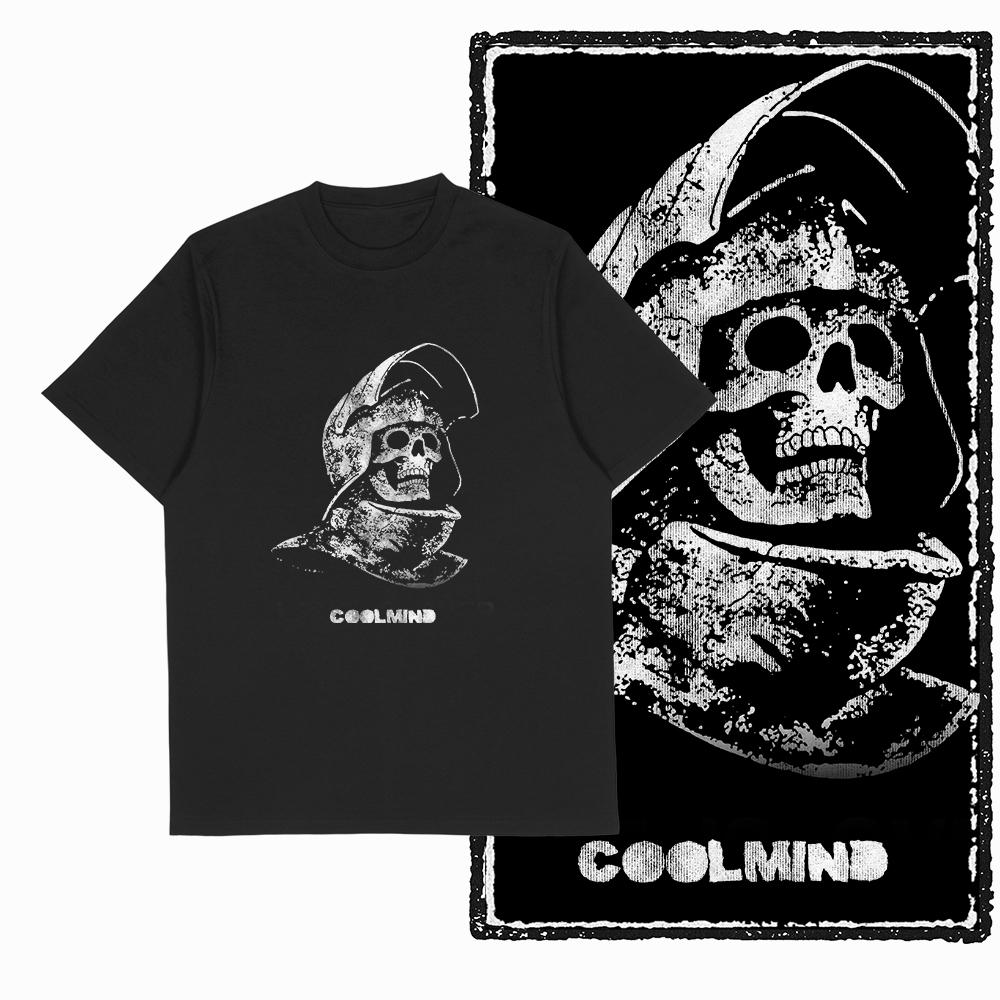 Coolmind X0068 Silent Rebellion Deaf To You Graphic Tee Cotton Exclusive Men Tshirt Streetwear T Shirt for Men Tee Shirt