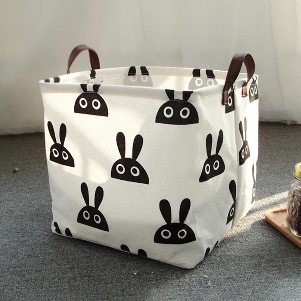 Lingerie & Bra Organizer Box, Black White Linen Fabric Drawer Divider Inserts for Underwear, Socks, Closet Storage - Save Space