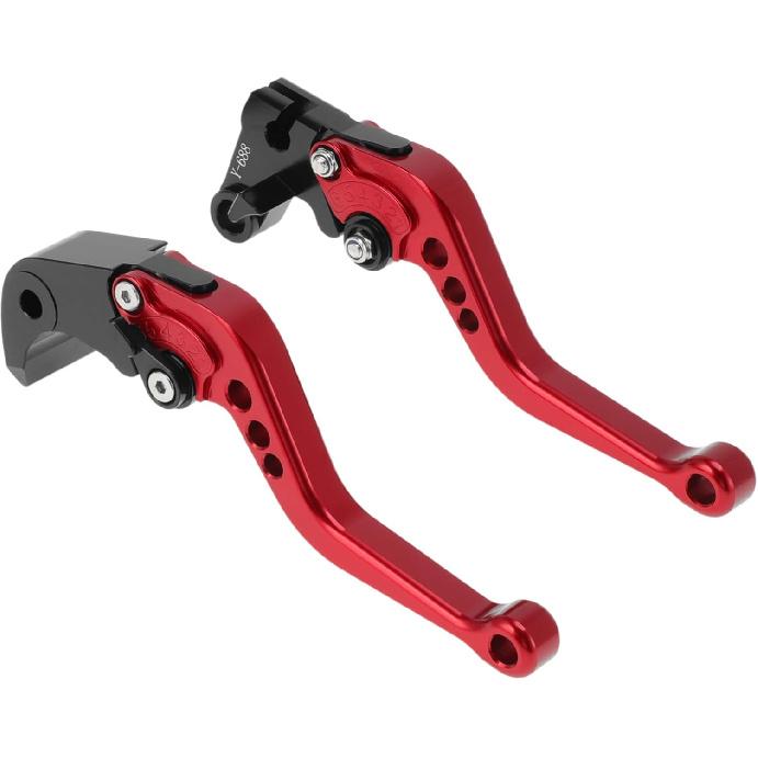 Motorcycle Short Brake Clutch Lever for Yamaha R7 YZF-R7 2021-2024 2025 Aluminum Alloy Solid Gray Motorbike Handlebar Brake Lever красный