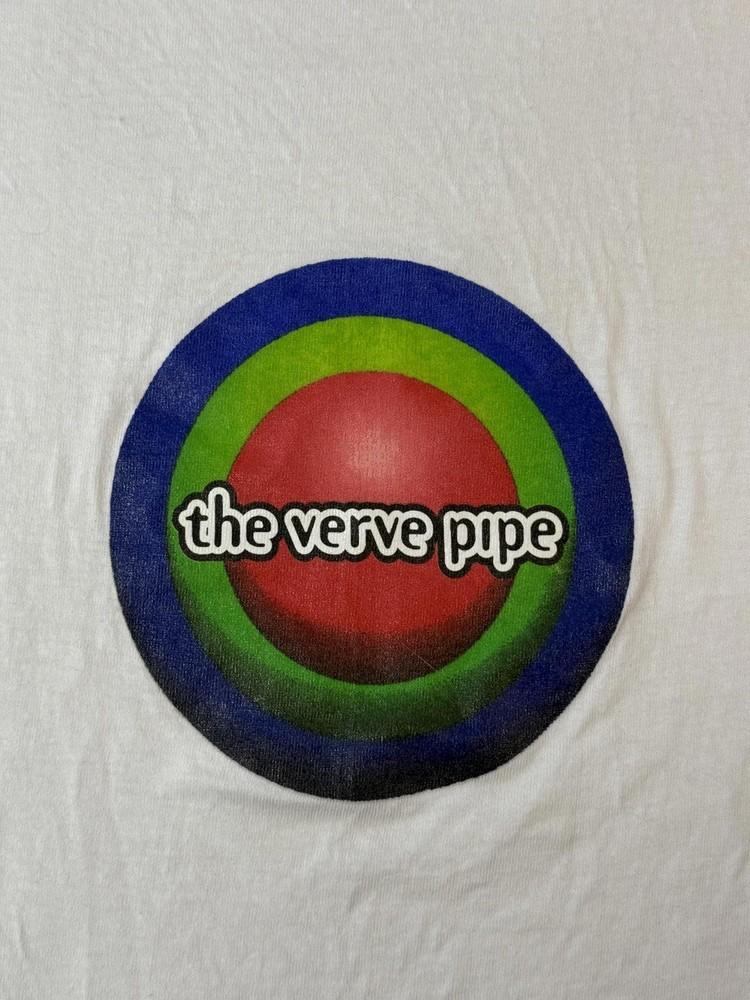 VTG The Verve Pipe Band T-shirt Blue Green Red Circles - L Unisex T-Shirt S