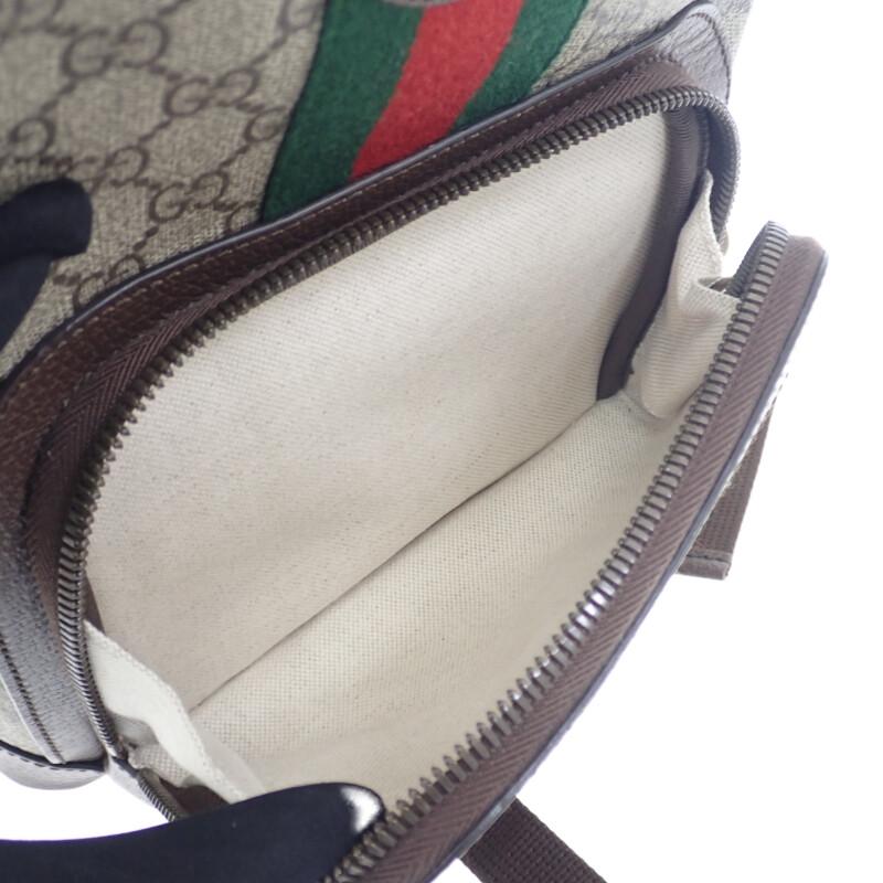 Gucci 547965_9U8BT_8994 Batoh · Denní batoh béžový Plátno GG Supreme/kůže Dámský